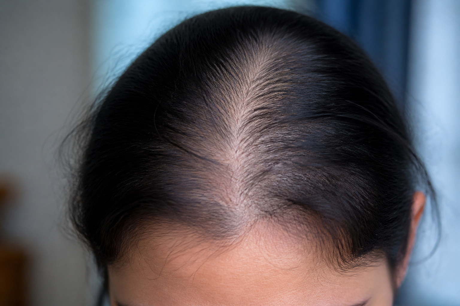 Thinning hairline