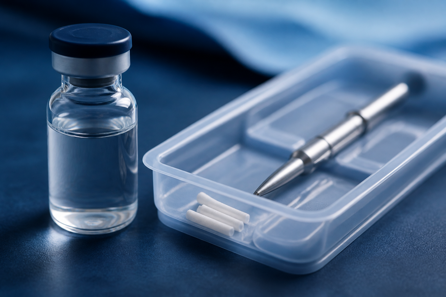 Tesamorelin peptide vial