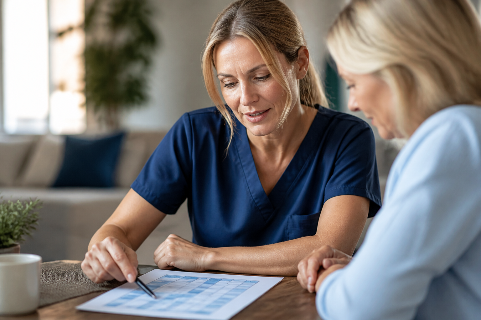 Texting a nurse practitioner about a weight loss program