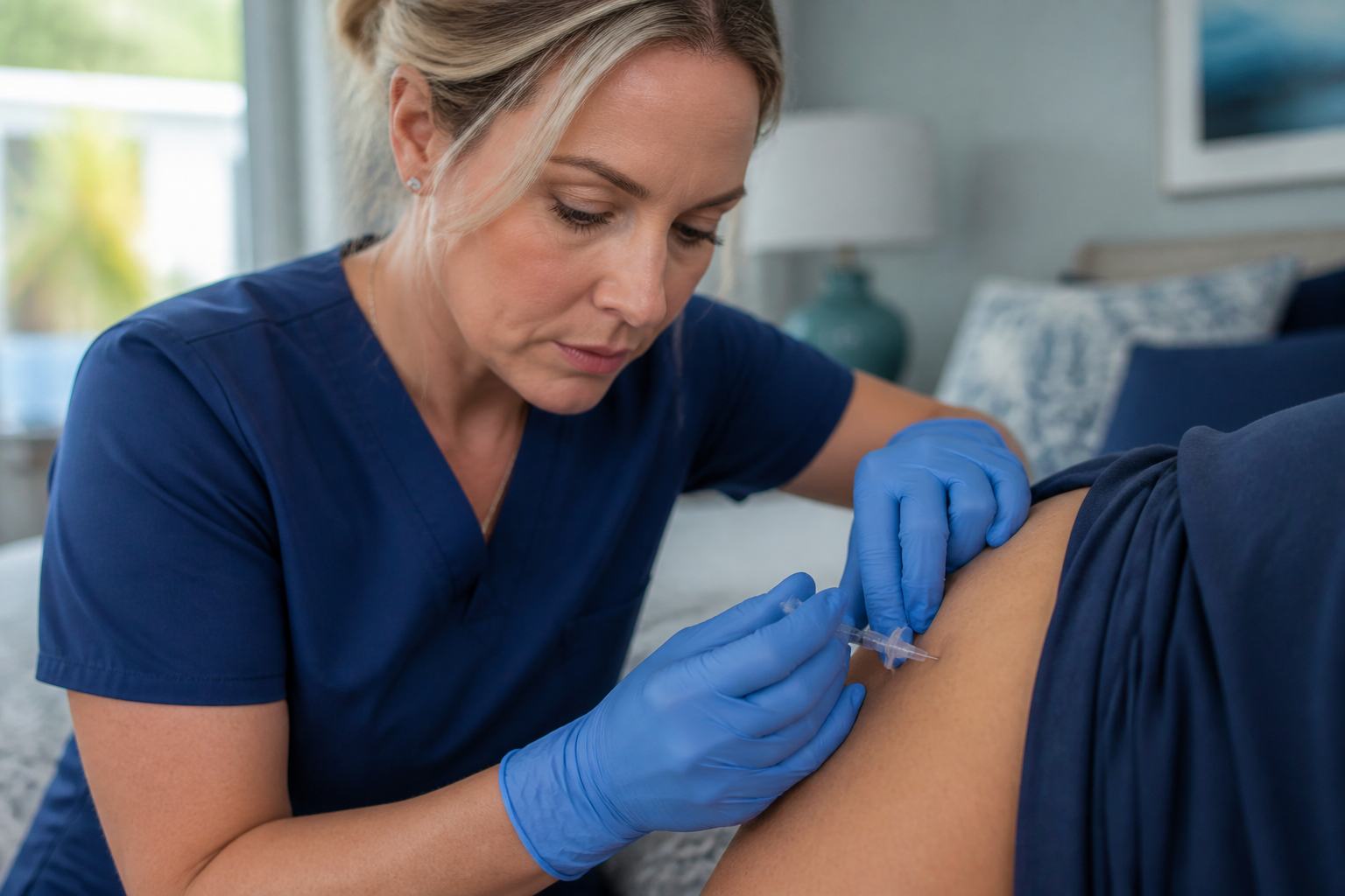 Hormone pellet therapy insertion